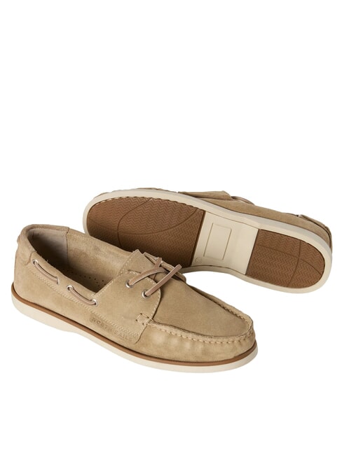 DECK SUEDE mocassins en cuir beige - Chaussures Femme