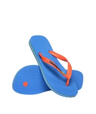 HAVAIANAS BRASIL LOGO Les tongs pour hommes bleu/orange - Chaussures unisexe - 3