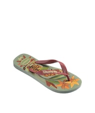 HAVAIANAS tongs IPE vert fum&eacute;e - Chaussures unisexe - 2