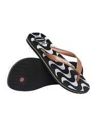 HAVAIANAS TOP CAPOCABANA pantoufles en caoutchouc NOIR - Chaussures unisexe - 3