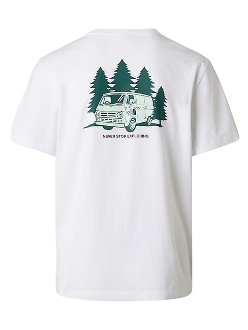 VAN LIFE T-shirt &agrave; manches courtes, 100 % coton tnf blanc - T-shirt