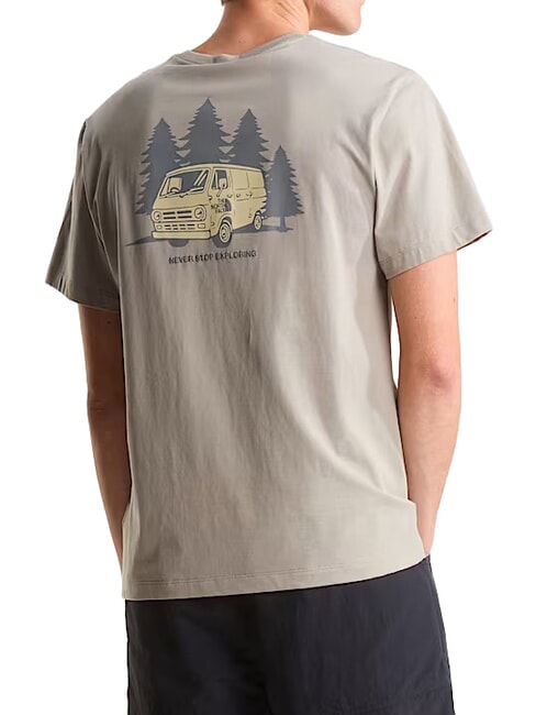 VAN LIFE T-shirt &agrave; manches courtes, 100 % coton dalle de pierre - T-shirt