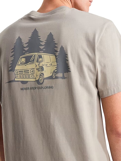 VAN LIFE T-shirt &agrave; manches courtes, 100 % coton dalle de pierre - T-shirt