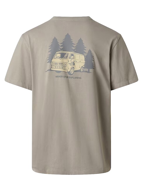 VAN LIFE T-shirt &agrave; manches courtes, 100 % coton dalle de pierre - T-shirt