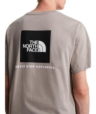 THE NORTH FACE EVOLUTION BOX T-shirt &agrave; manches courtes, 100 % coton dalle de pierre - T-shirt - 6
