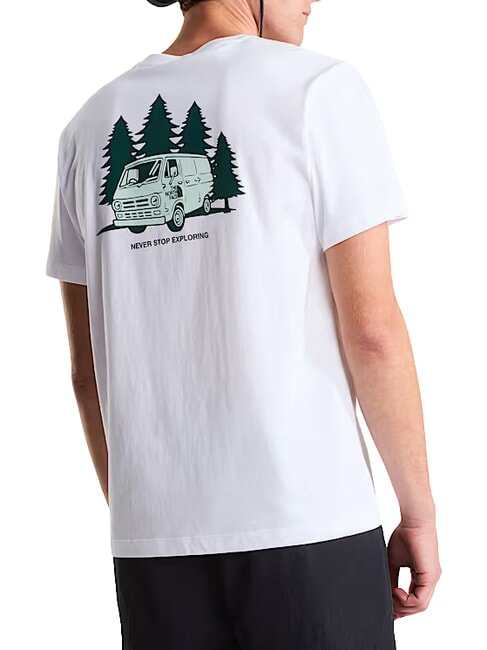 VAN LIFE T-shirt &agrave; manches courtes, 100 % coton tnf blanc - T-shirt