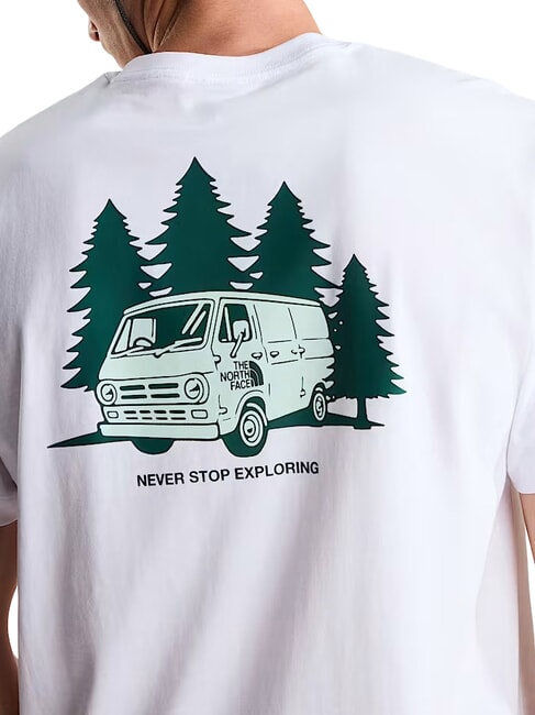 VAN LIFE T-shirt &agrave; manches courtes, 100 % coton tnf blanc - T-shirt