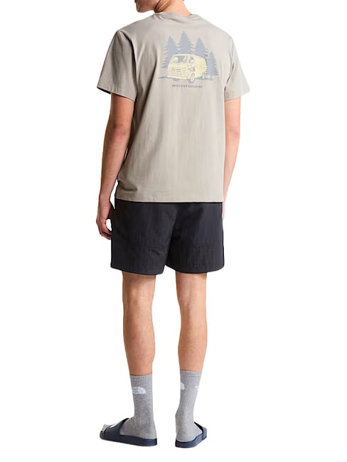 VAN LIFE T-shirt &agrave; manches courtes, 100 % coton dalle de pierre - T-shirt