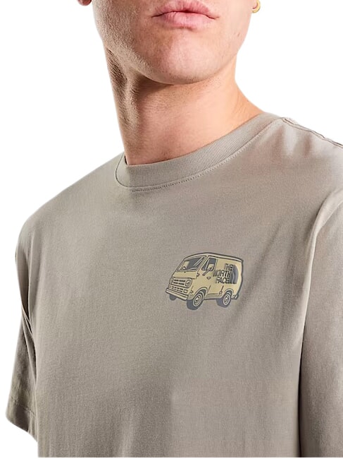 VAN LIFE T-shirt &agrave; manches courtes, 100 % coton dalle de pierre - T-shirt