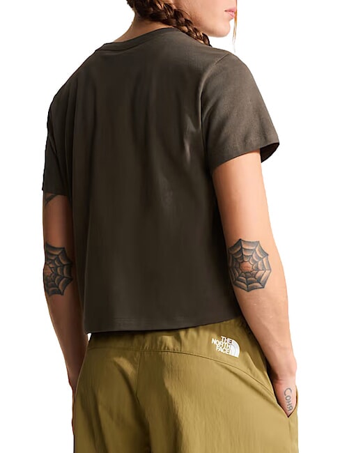 ESSENTIAL SIMPLE T-shirt &agrave; manches courtes, 100 % coton nouveau vert taupe - T-shirt