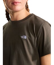 THE NORTH FACE ESSENTIAL SIMPLE T-shirt &agrave; manches courtes, 100 % coton nouveau vert taupe - T-shirt - 5