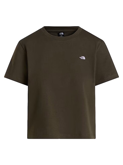 ESSENTIAL SIMPLE T-shirt &agrave; manches courtes, 100 % coton nouveau vert taupe - T-shirt