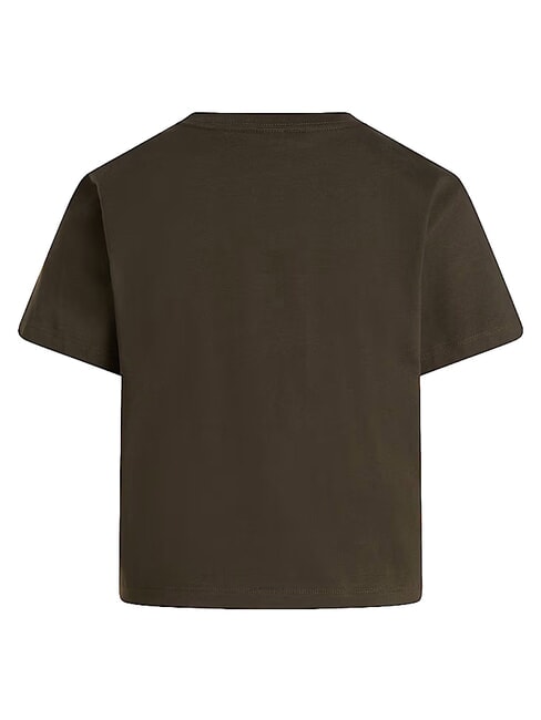 ESSENTIAL SIMPLE T-shirt &agrave; manches courtes, 100 % coton nouveau vert taupe - T-shirt