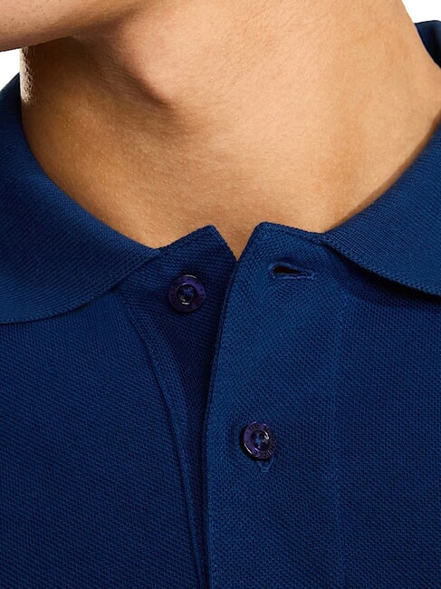 ESSENTIAL polo &agrave; manches courtes bleu d'&eacute;t&eacute; - chemise polo