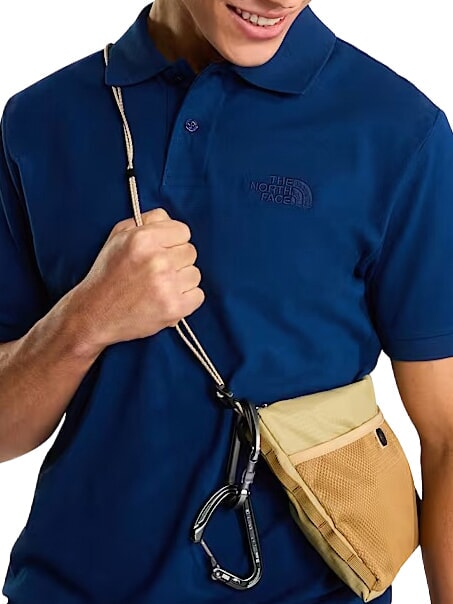 ESSENTIAL polo &agrave; manches courtes bleu d'&eacute;t&eacute; - chemise polo