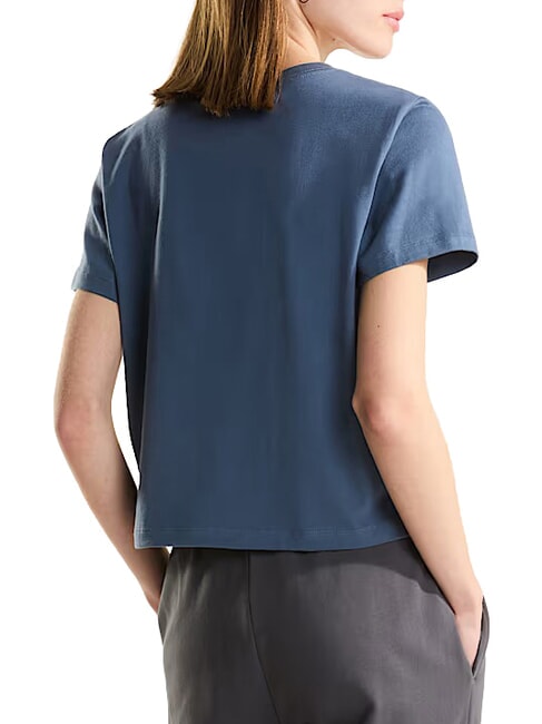 ESSENTIAL SIMPLE T-shirt &agrave; manches courtes, 100 % coton gris granit - T-shirt