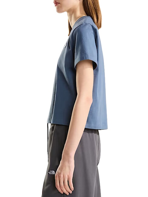 ESSENTIAL SIMPLE T-shirt &agrave; manches courtes, 100 % coton gris granit - T-shirt