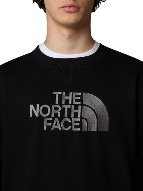 DREW PEAK Sweat-shirt &agrave; col rond tnf noir - Pulls molletonn&eacute;s
