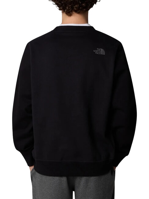 DREW PEAK Sweat-shirt &agrave; col rond tnf noir - Pulls molletonn&eacute;s