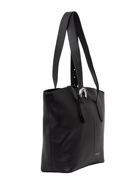 FERN Sac de courses en cuir Noir - Sacs pour Femme