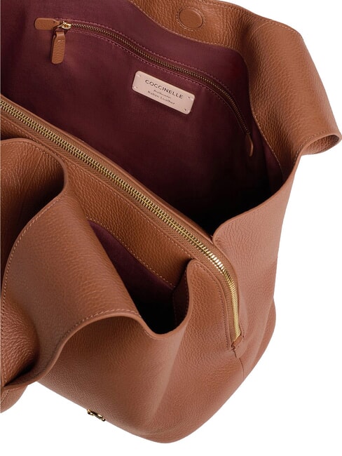 NELL sac bandouli&egrave;re Cognac - Sacs pour Femme