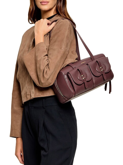 MAVERY POCKET Sac bandouli&egrave;re en cuir baie - Sacs pour Femme