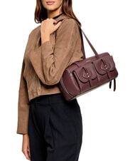 COCCINELLE MAVERY POCKET Sac bandouli&egrave;re en cuir baie - Sacs pour Femme - 2