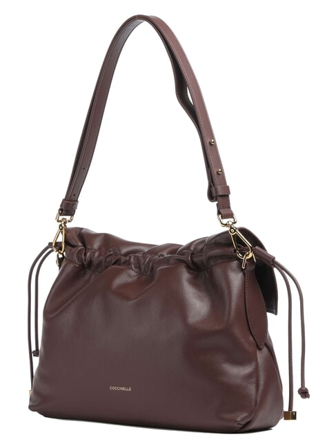 LIDIA Sac bandouli&egrave;re en cuir baie - Sacs pour Femme