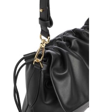 COCCINELLE LIDIA Sac bandouli&egrave;re en cuir Noir - Sacs pour Femme - 3