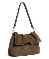 COCCINELLE LIDIA SUEDE BIM sac bandouli&egrave;re boue - Sacs pour Femme - 2