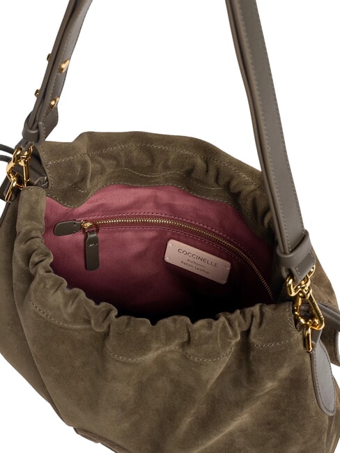 LIDIA SUEDE BIM sac bandouli&egrave;re boue - Sacs pour Femme