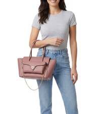 COCCINELLE DOUBLE BEAT Sac &agrave; bandouli&egrave;re Rose d'hiver - Sacs pour Femme - 2