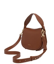 COCCINELLE MAVERY Mini sac &agrave; main avec bandouli&egrave;re Cognac - Sacs pour Femme - 3