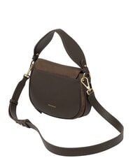 COCCINELLE MAVERY SUEDE BI Mini sac &agrave; main avec bandouli&egrave;re boue - Sacs pour Femme - 3