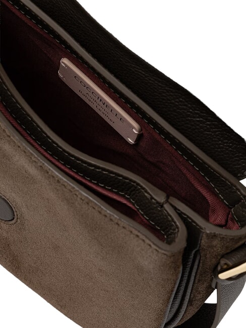 MAVERY SUEDE BI Mini sac &agrave; main avec bandouli&egrave;re boue - Sacs pour Femme
