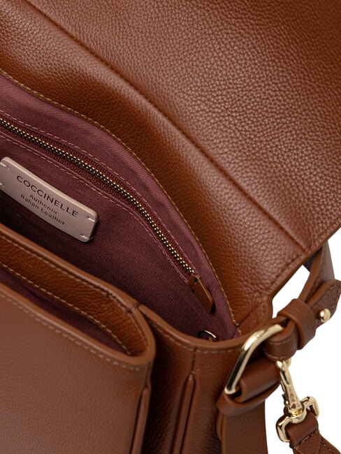 MAVERY sac bandouli&egrave;re Cognac - Sacs pour Femme