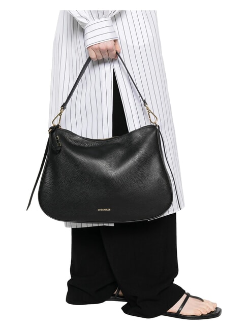 NORY sac bandouli&egrave;re Noir - Sacs pour Femme