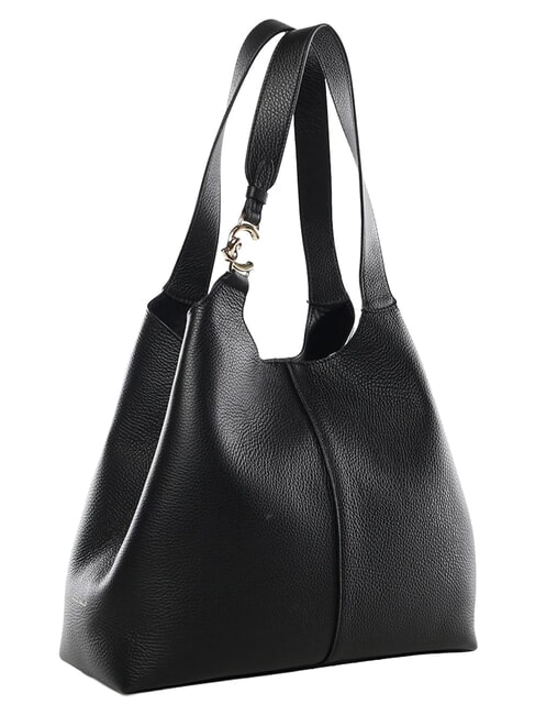 C-EASY Sac bandouli&egrave;re, avec pochette Noir - Sacs pour Femme