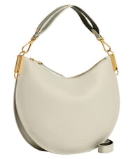COCCINELLE SUNUP Sac &agrave; bandouli&egrave;re en cuir de taille moyenne eucalyptus/boue - Sacs pour Femme - 2