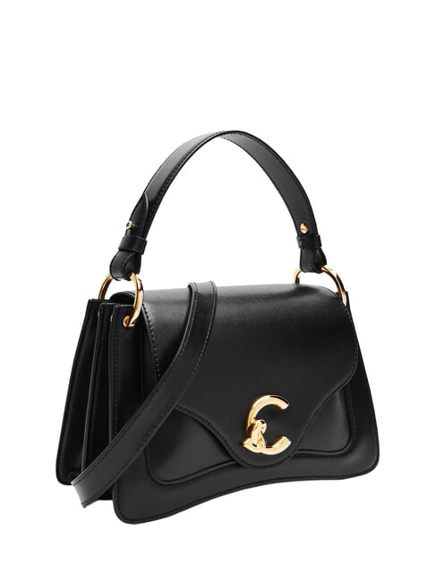C-ME CALF Sac &agrave; main avec bandouli&egrave;re Noir - Sacs pour Femme
