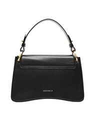 COCCINELLE C-ME CALF Sac &agrave; main avec bandouli&egrave;re Noir - Sacs pour Femme - 3