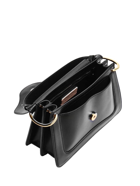 C-ME CALF Sac &agrave; main avec bandouli&egrave;re Noir - Sacs pour Femme