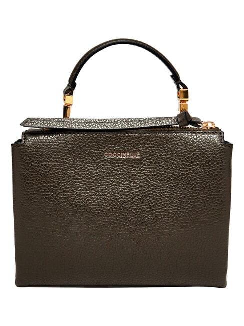 ARLETTIS Mini sac en cuir textur&eacute; boue - Sacs pour Femme
