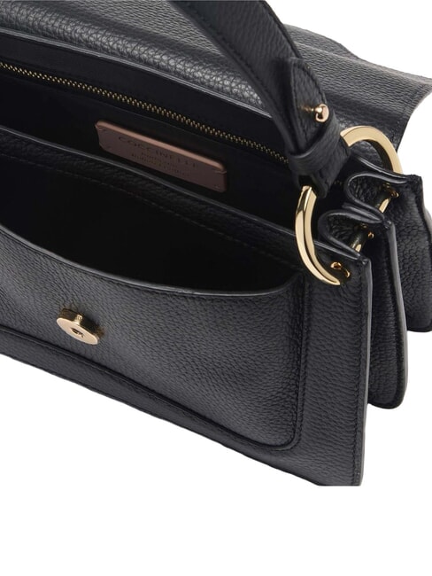 C-ME Sac &agrave; main avec bandouli&egrave;re Noir - Sacs pour Femme