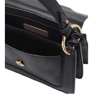 COCCINELLE C-ME Sac &agrave; main avec bandouli&egrave;re Noir - Sacs pour Femme - 4