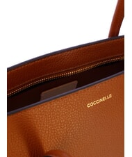 COCCINELLE DOUBLE BEAT Sacoche avec pochette Cognac - Sacs pour Femme - 5