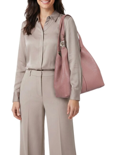 C-EASY Sac bandouli&egrave;re, avec pochette Rose d'hiver - Sacs pour Femme