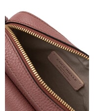 COCCINELLE BEAT SOFT Mini sac en cuir textur&eacute; Rose d'hiver - Sacs pour Femme - 4