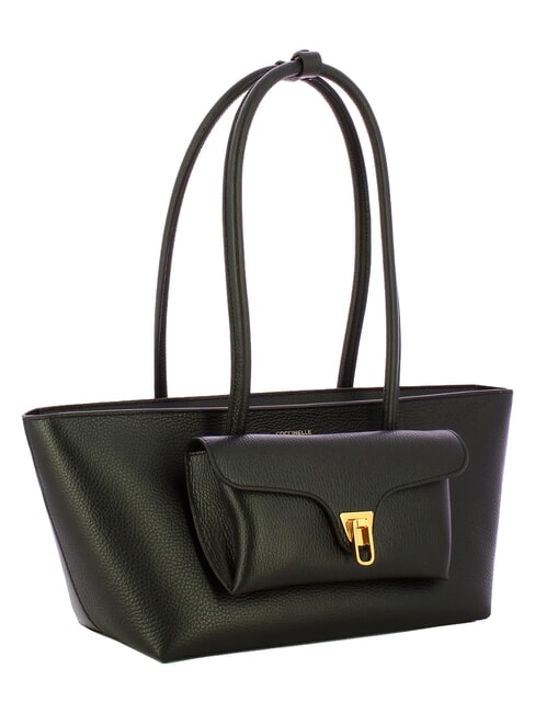 DOUBLE BEAT Sacoche avec pochette Noir - Sacs pour Femme