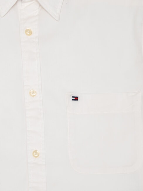 TH CASUAL chemise &agrave; manches courtes blanc classique - Chemises pour hommes